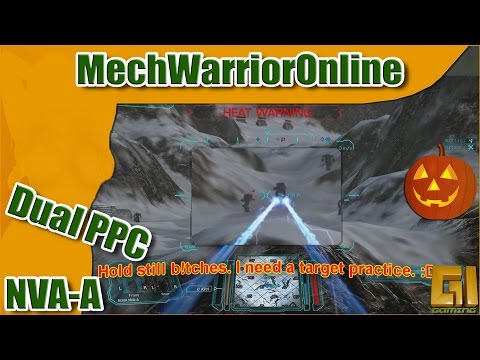 MWO 600+dmg Dual PPC Nova HauntedAndHunted event gameplay