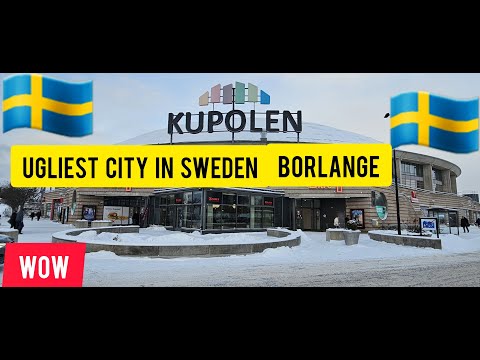 Walking tour IN Borlänge, UGLIEST Town in SWEDEN