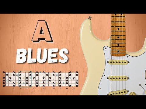 A Major BLUES - Simple Groove Backing Track