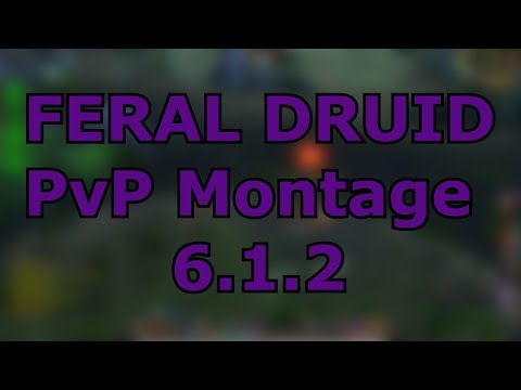 [6.1.2] Feral Druid PvP Montage Battlegrounds WOD