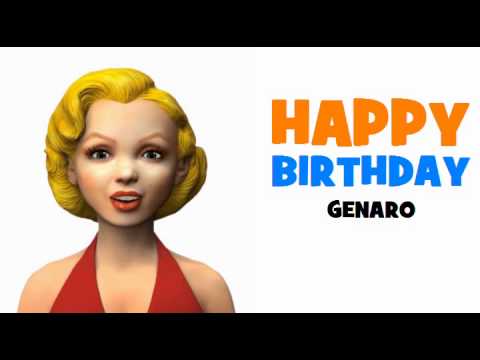 HAPPY BIRTHDAY GENARO!