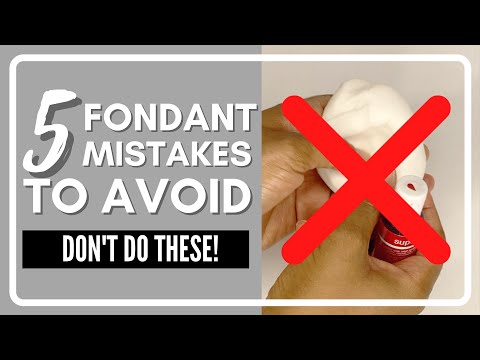 5 Fondant Mistakes to Avoid for Cake Decorating Beginners!