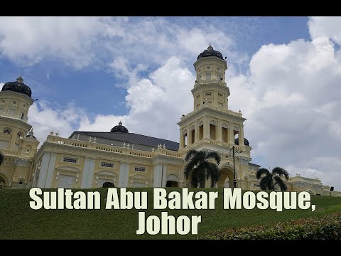 A histórica Mesquita do Sultão Abu Bakar de 1900 - Uma joia arquitetônica de Johor