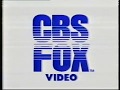 CBS FOX Video 1982 PAL Variant