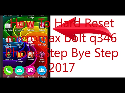 How To Hard Reset micromax bolt q346 Phone Step Bye Step 2017