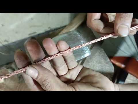 Twisted Copper Wire Bracelet.How To Make a Twisted Copper Bracelet. AR Jewellery।