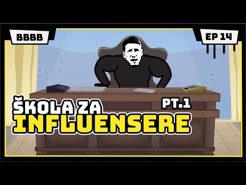 ŠKOLA ZA INFLUENSERE | Bruda prebio direktora škole | Animirana serija #BBBB | EP14 pt.1