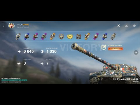 Progetto C50 mod. 66 🇮🇹 6645 DMG • Ace Replay | Ziov_86 | WoTB 11.0