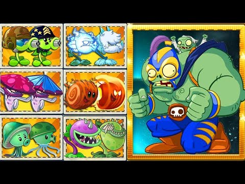 Random 40 Pair Plants vs The Smash Gargantuar LEVEL 10 - PvZ 2 Challenge