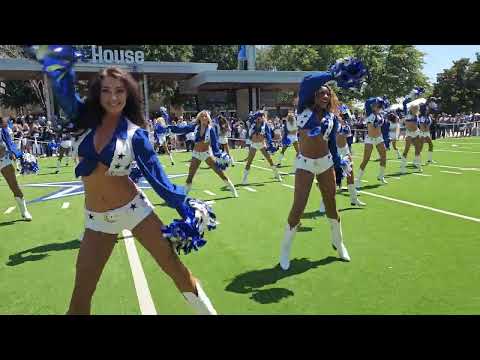 2023 Dallas Cowboys Cheerleaders pregame performance Miller Lite House 8/12/23 vs Jacksonville