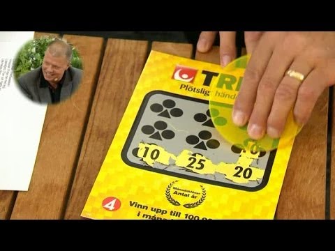 Benny skrapar Triss - Nyhetsmorgon (TV4)