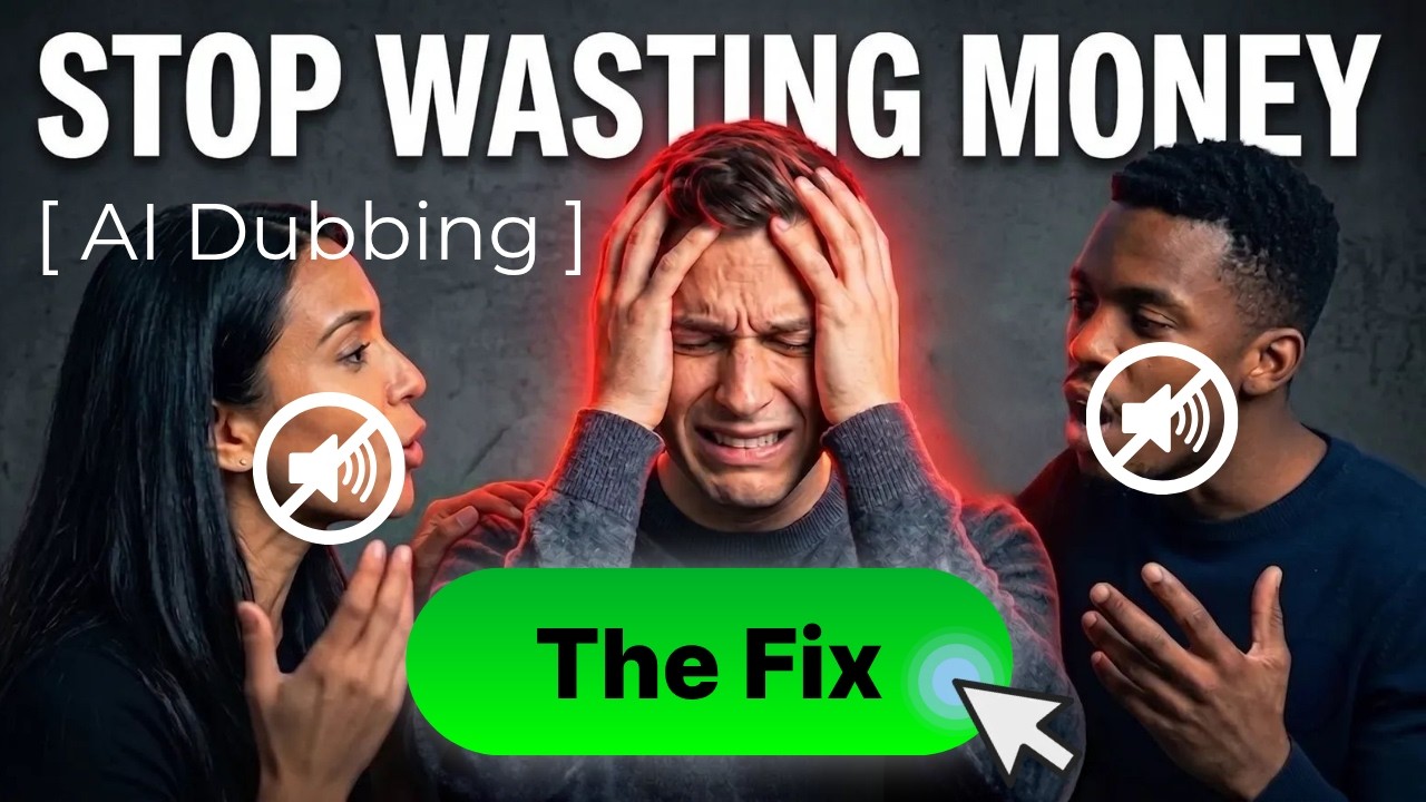 Why Does AI Dubbing Sound So Bad? Here's How to Fix It video thumbnail