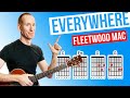 Everywhere ★ Fleetwood Mac ★ Acoustic Guitar Lesson [with PDF]