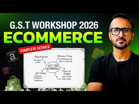 GST Workshop 2026: Complete Guide for Ecommerce Beginners (Amazon, Flipkart, Meesho, Shopify)