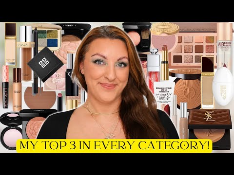 MY TOP 3 IN EVERY MAKEUP CATEGORY! The Best of the BEST!