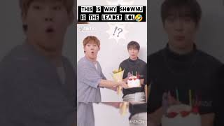 Download lagu that's WHY SHOWNU is the LEADER🤣😎#monstax  #shownu #kpop #shorts #kpopgroup #youtubeshorts mp3