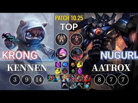 RNW KronG Kennen vs Nuguri Aatrox Top - KR Patch 10.25