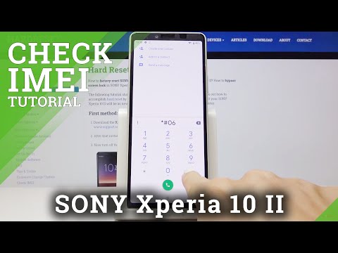 Sony Xperia 10 II - Simple Trick to Find IMEI and Serial Number