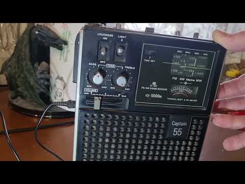 Sony Captain 55 aus meiner Sammlung Weltempfänger Worldreceiver Radio