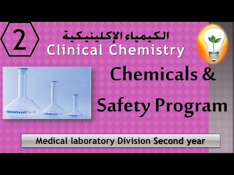 Clinical Chemistry 1 Principles of Basic Techniques Laboratory Safety مبادئ السلامة في المعمل