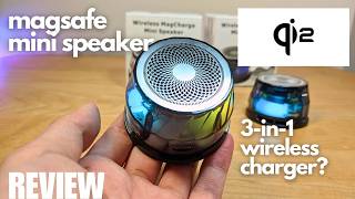 REVIEW: INNOGO MagSafe Mini Bluetooth Speaker - Qi Wireless Charger & Magnetic Phone Stand?