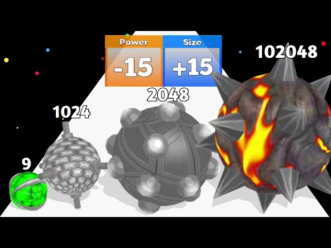 Hopping Ball Run - Level Up Ball, Max Level ASMR GAMEPLAY Part 2