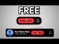 FREE YouTube Subscribe Bell Animation MOGRT Download No Copyright