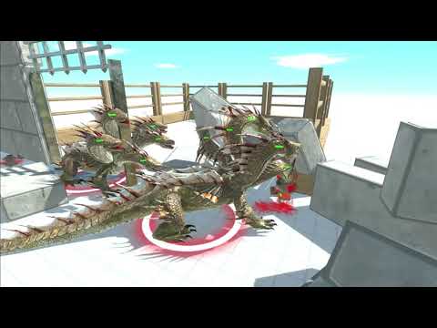 Animal Revolt Battle Simulator 20 Werewolf VS 7 Units Pt 1