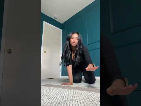 This is what peel & stick tiles over carpet look like