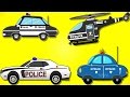 Police Car Learn Vehicles Car Videos Nursery Rhymes My Little TV