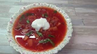 Борщ красный за 15 минут !!! Гуляю с Алисой ! Забрала картины из мастерской !