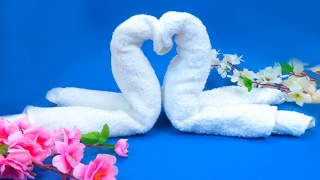 Come realizzare un cigno con un asciugamano
