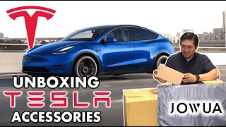 UNBOXING JOWUA PREMIUM TESLA ACCESSORIES FOR MODEL Y 2024 | IS IT WORTH IT FOR YOU?