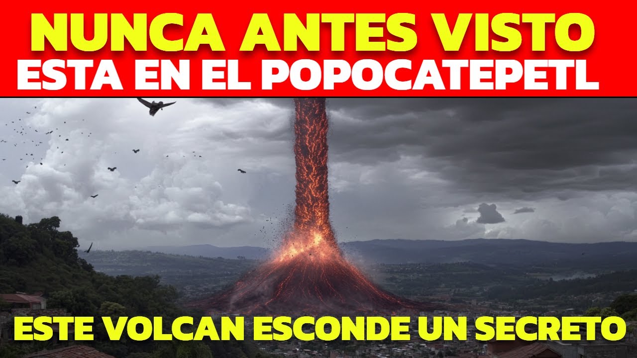 URGENTE, UNIVERSIDAD DE HARVAD ASEGURA HABER ECONTRADO UN PORTAL NO HUMANO EN EL VOLCAN POPOCATEPTEL