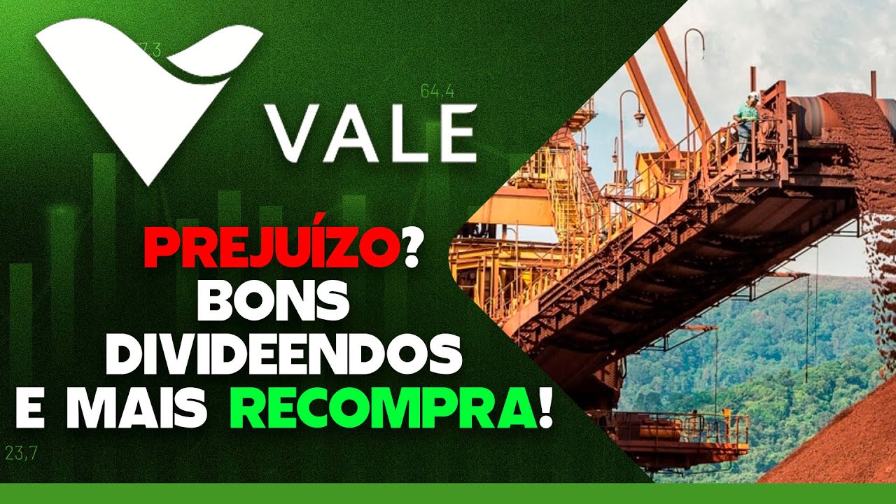 NÃO SEJA SARDINHA! VALE3 COM PREJUÍZO FORTE? NOVO PROGRAMA DE RECOMPRAS É POSITIVO