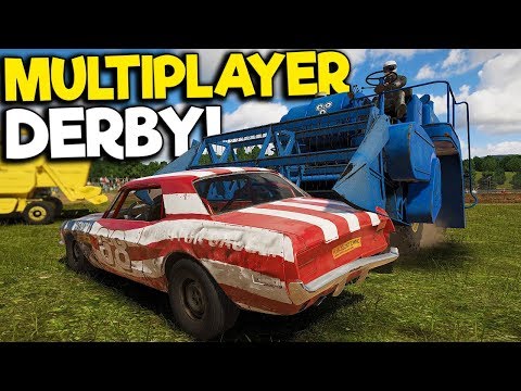 Insane Multiplayer Derby with Harvesters & Buses! - Wreckfest Multiplayer Gameplay