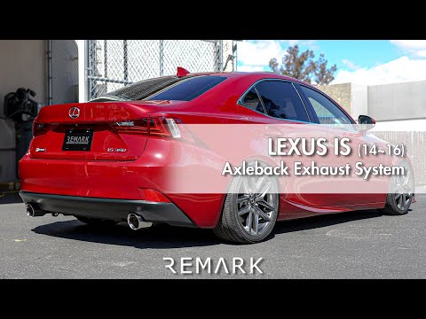 REMARK Lexus IS350 2014~2016 Axle-Back Exhaust System (V6)