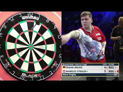 WDF World Cup 2023 - Mens Singles Quarter final - Frank Bruns vs Markus Straub