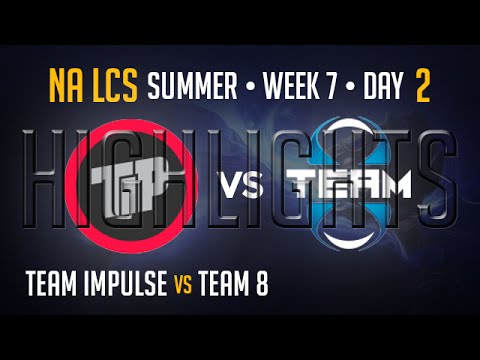 Team Impulse vs Team 8 HIGHLIGHTS | Week 7 Day 2 NA LCS Summer Split 2015 S5 | TIP vs T8 W7D2