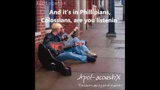 Music video thumbnail preview for Apologetix - Mediterranean Wholebook News lyric video by ApologetiX