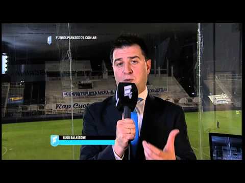 El análisis de Hugo Balassone. Gimnasia LP 1 - Boca 2. Fecha 22. Primera División 2015. FPT.