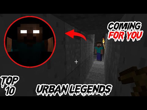 Top 10 Scary Urban Legends  - Top 10 Scary Minecraft Fan Theories