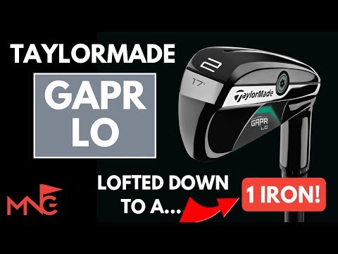 Hitting A 1 Iron!! TaylorMade GAPR Lo Lofted Down