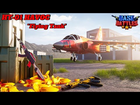 HT-01 HAVOC "Flying Tank" Gameplay In Base Battles (Roblox)