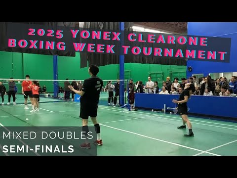 2025 ClearOne Boxing Week Tournament - XD SF - Ng/Oshiro vs Crawford/Wong