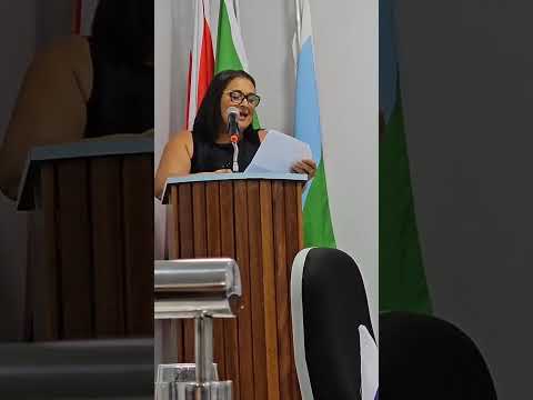 Pronunciamento da Ex. Secretária de Cultura de Abel Figueiredo Niramar Rodrigues 