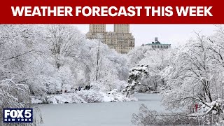 When will the snow in NYC, NJ melt Extended weather forecast