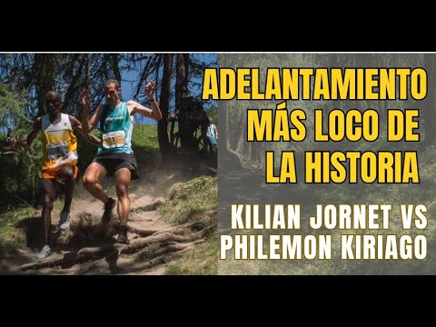 Kilian Jornet's historic overtake of Philemon Kiriago