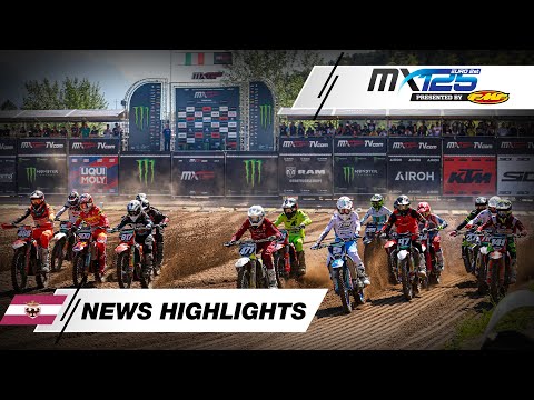 News Highlights | EMX125 Presented by FMF Racing | MXGP of Trentino 2024 #MXGP #Motocross