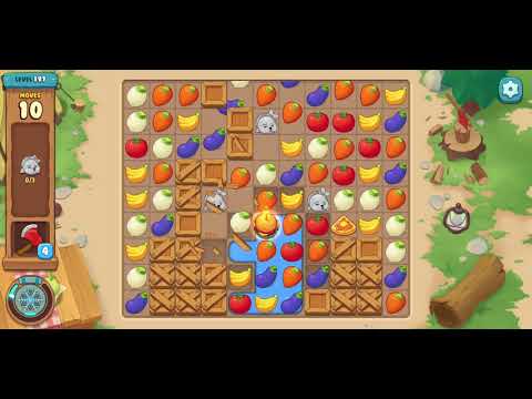 We Bare Bears Match3 Repairs Level 197 - No Boosters